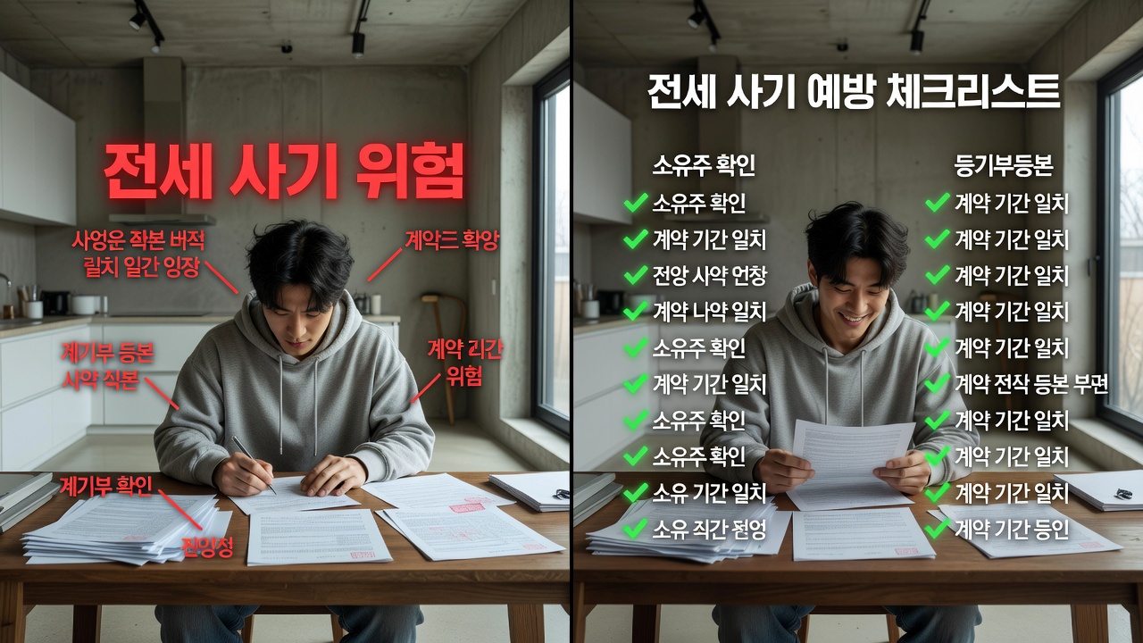 서울 전세 사기 사례 피해 예방 체크리스트