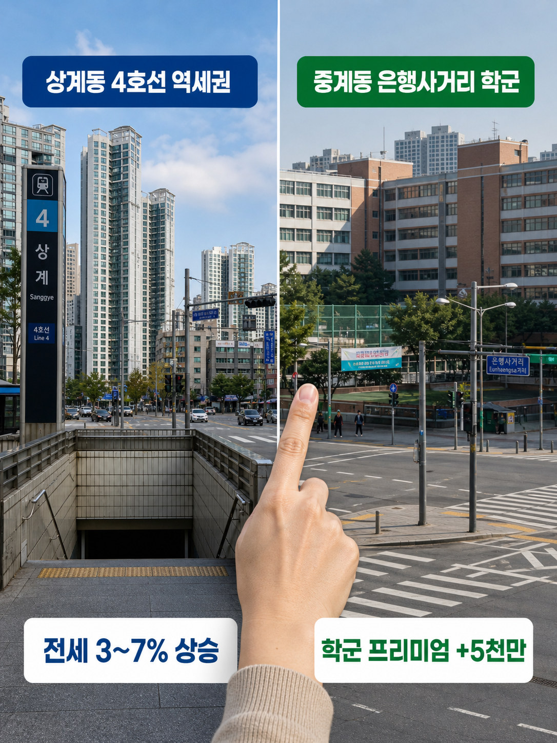 서울 강북 노원구 전세 시세 학군 비교: 상계·중계동 선택 기준