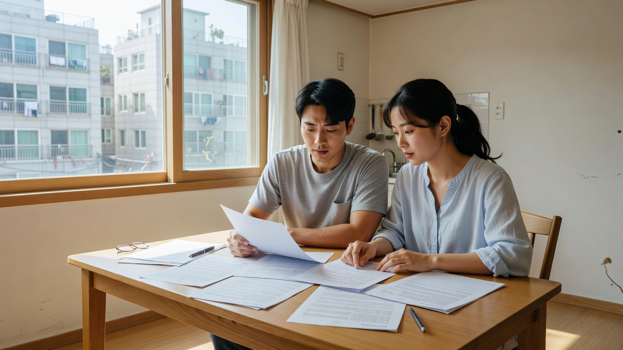 서울 전세 특약 조항이 중요한 이유를 보여주는 계약서 검토 장면